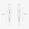 کابل تبدیل USB به USB-C باسئوس مدل CATSD-M01 طول 1 متر